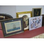 Four Large Colour Prints, including Terrance Cuneo, Alexander McLean.