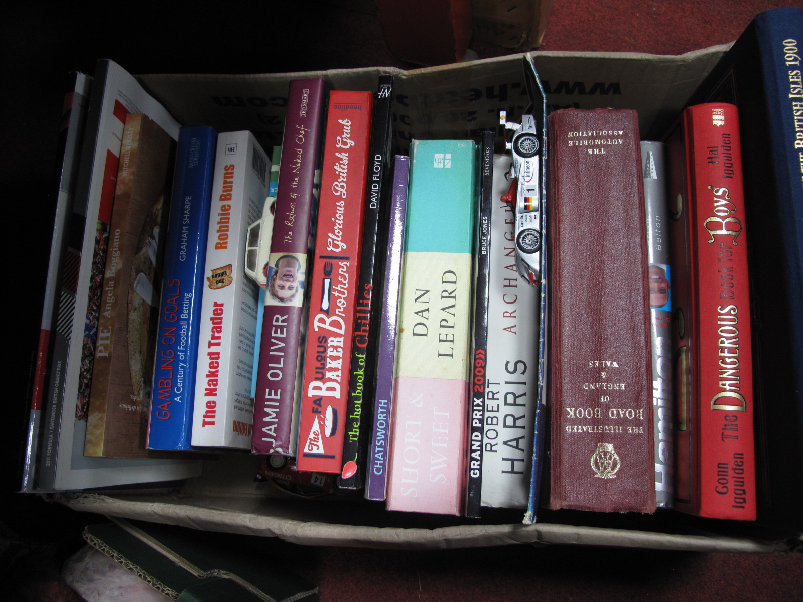 A Quantity of Books and Sporting Literature, including Ian Wright (Arsenal and England) signed