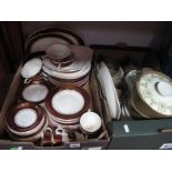 Meakin 'Maidstone & 'Crawford' Dinner Ware:- Two Boxes