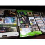 A Quantity of DVD's/PC Games, etc - modern titles noted:- Three Boxes