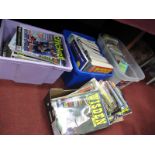 Wisden Cricket Magazines and Others, a large quantity:- Four Boxes