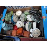 Various Clocks - Travelling, alarm, Noddy, etc:- One Box