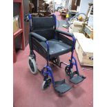 Invacare Alu Lite Lightweight Transit Wheelchair.