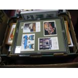 A Quantity of Framed Advertisements, prints, photographs, all Range Rover themed.