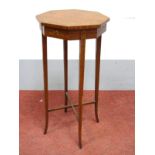An Edwardian Painted Neoclassical Satinwood Occasional Table, c.1905.