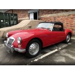 1960 [FSK 842] MG A 1600 Roadster (Mk1), in Red, Tax Exempt, MOT Expired July 2018, 37,009 miles,