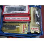 Six "OO" Gauge/"HO" Gauge Chassis Units, two Bachmann Ref. 35-775 4-6-0 "Hall Class", two "Inter