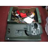 A Quantity of Predominantly Action Man Accessories, including plastic model tank, clothing, tent,