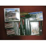 Ten Kato 'N' Gauge Boxed Trackside Buildings, etc, Ref No.'s 23-016, 23-100/101, 23-225, 23-315,