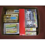 Fifteen "HO" Gauge Trackside Boxed Plastic Kits, Faller, Bucsh, Kibri, Acme, Patio, etc, kits for