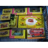 Eight Diecast Model Vehicles, by Lonestar, Matchbox including earlier Matchbox "Models of