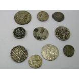 Islamic Coins of Northern India Sultanate of Delhi, British East India dump silver coin noted, early