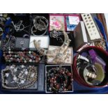 A Mixed Lot of Assorted Costume Jewellery, including modern charm style bracelets with sliding