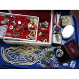 A Mixed Lot of Assorted Costume Jewellery, including imitation pearl bead necklaces and other