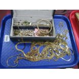 A Selection of "925" Gilt Jewellery, including; chains, bangles, earrings etc, with jewellery