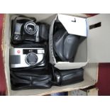 Leica C3 Camera, with Leica Vario-Elmar 28-80 ASPH lens and case, Konica, Boots examples,