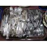A Quantity of Community Plate and Oneida Stainless Steel Cutlery:- One Tray