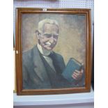 Pugh, Portrait Study of an Elderly Male Preacher, oil on canvas, 65.5 x 55.5cm, signed lower right.