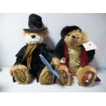 Two Modern Jointed Teddy Bears by Hermann, including Giuseppe Verdi, No 52 of 500, Peter