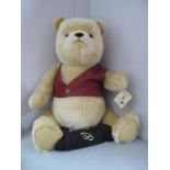 A Modern Jointed Winnie The Pooh Teddy Bear by Steiff, #680328, Blond, 80cm high, tag attached No