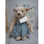 A Modern Steiff Jointed Dorothy The Wizard of Oz Bear, #681998 cream, 29cm high, Certified No 642,