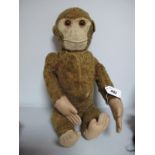 A c.45cm Pre-War Yes/No Monkey by Schuco.