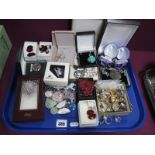 A Mixed Lot of Assorted "925" and Other Costume Jewellery, including a Swarovski Crystal koala