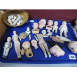 A Quantity of Porcelain Dolls Heads, Dolls and Associated Dolls Hospital Items, by Simon Halbig