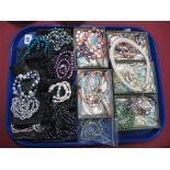 Honora Collection; A Selection of Assorted Costume Jewellery, bead necklaces:- One Tray