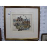 •George Hamilton Constantine (Sheffield Artist, 1878-1968)*ARR, Barge in Calm Water, watercolour,