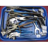 E.A. Berg Eskilstuna of Sweden '506' Pliers, cobblers lasting pliers, punching pliers, cross