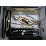 A Collection of Assorted Ladies Wristwatches, including Rotary "Sterling Silver", Montine, Avia,