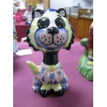 Lorna Bailey - Muppet the Cat, 12cm high.