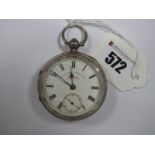 A Chester Hallmarked Silver Cased Openface Pocketwatch, the "The Standard English Lever" dial with