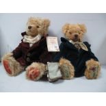 Two Modern Jointed Teddy Bears by Hermann, including Joseph Hadyn, No 133 of 500, 41cm high, Franz