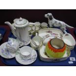 Aynsley Coffee Cups and Saucers, Carlton ware, tea pot, cream jug, tea cup, saucer, Hammersley