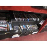 An Interesting Collection of Over 150 DVD's, (mostly horror themed):- Four Boxes.