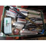 Stubai Aice Axe, maps, CD's, cash box, Oldcourt vase, etc:- One Box