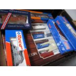 Five "HO" Gauge Boxed Items Continental Outline Rolling Stock, by Jouef, Roco and Topline, closed