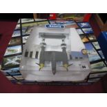 A Franklin Mint Collection Armour 1:48th Scale Diecast Model Military Aircraft, P-38 Lightning,