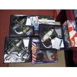 Three Corgi Aviation Archive 1:72nd Scale Diecast Model Military Aircraft, including Pearl Harbour