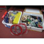 An Interesting Collection of Meccano and Associated Items, including gears, bars, motors, wheels,
