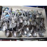 A Collection of Assorted Souvenir Teaspoons.