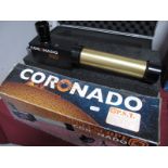 A Coronade PST Personal Solar Telescope, with eye piece (boxed.