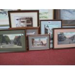 Old Photograph Reprints of The Empire Palace, Sheffield, Tramways Hotel and other framed