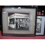 A Framed Photograph Dated 1923 of the "Yorkshire Theatrical Supplies, Sheffield", ; plus a smaller