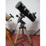 A Europa 150 Telescope, fitted with a 6 x 30mm finderscope, mounted on a Gem 1 Gazer Equitorial