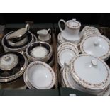 Royal Kent 'Golden Glory' Dinnerwares and Tea Service, (approximately thirty-eight pieces), and