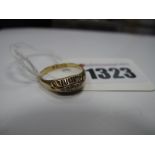 A Chester Hallmarked 18ct Gold Five Stone Ring, graduated set.