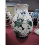 A Moorcroft Pottery Vase, decorated with the "Snow Song" pattern, designed by Rachel Bishop, shape